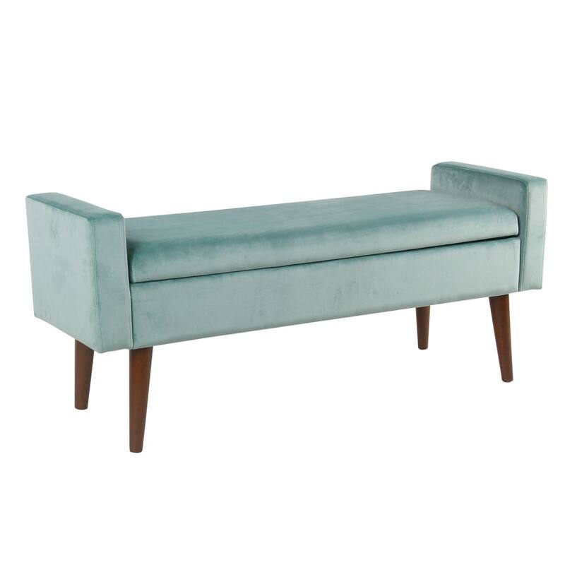 Carson Carrington Grimsey Velvet Storage Bench