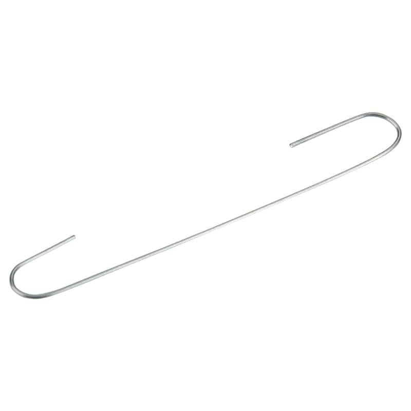 Club Pack of 50 Jumbo Christmas Ornament Hooks 2.5" - Silver