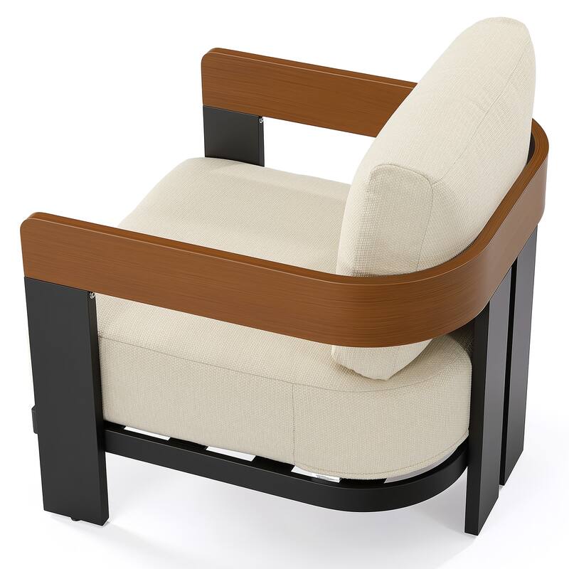 5-Piece Outdoor Patio Sofa Set with Coffee Table & Side Table