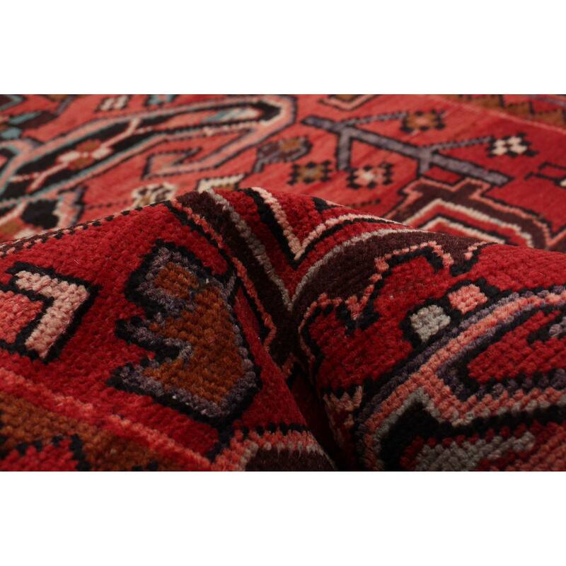 ECARPETGALLERY Hand-knotted Konya Anatolian Red Wool Rug - 3'4 x 10'5