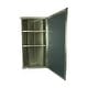 preview thumbnail 2 of 10, Corner Medicine Cabinet Infinity Stainless Steel 23.6" x 11.8" with Mirror Triple Shelf Opens Left to Right