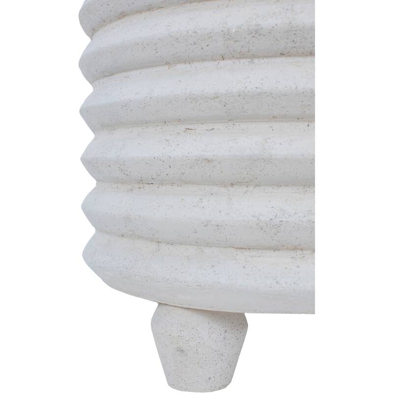 Renwil Aleksi Indoor/Outdoor Volcanic Stone Side Table , Natural