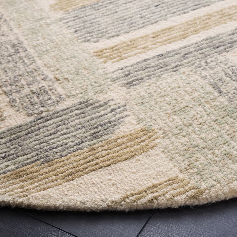 SAFAVIEH Handmade MicroLoop Lidwina Modern Wool Rug On Sale Bed