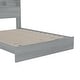 preview thumbnail 9 of 16, Queen Size Vintage Platform Bed,With Storage Headboard and Charging Station