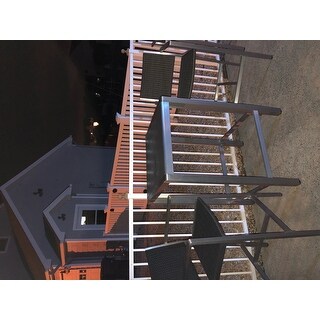Cape Coral Outdoor 5-piece Aluminum Square Bar Set by Christopher Knight Home