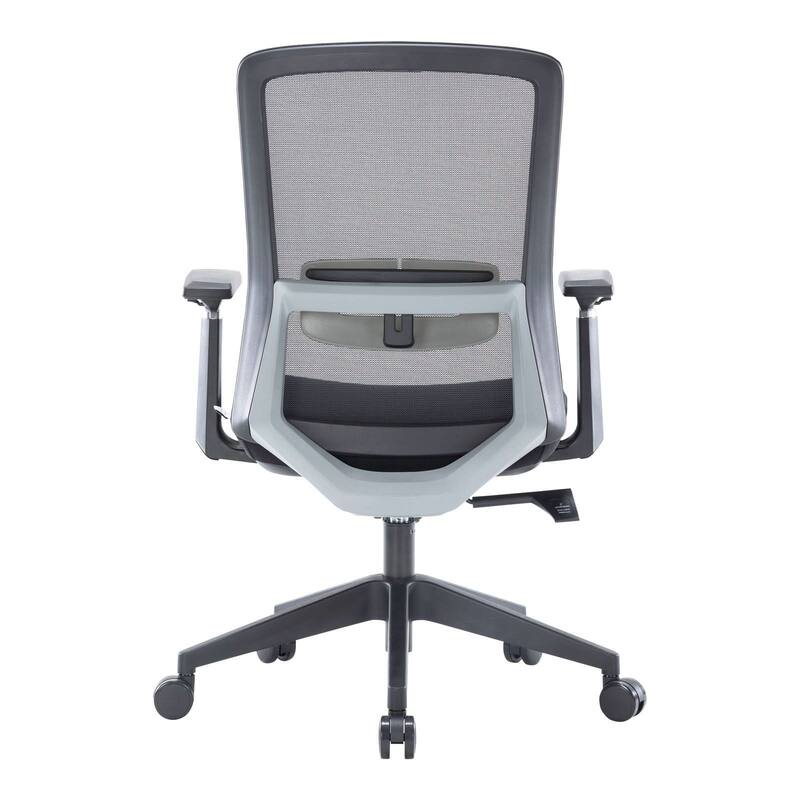 Ingram Contemporary Ergonomic Mesh Office Chair - Adjustable Height & Armrests, Mid-Back Swivel Desk Chair for Home Office