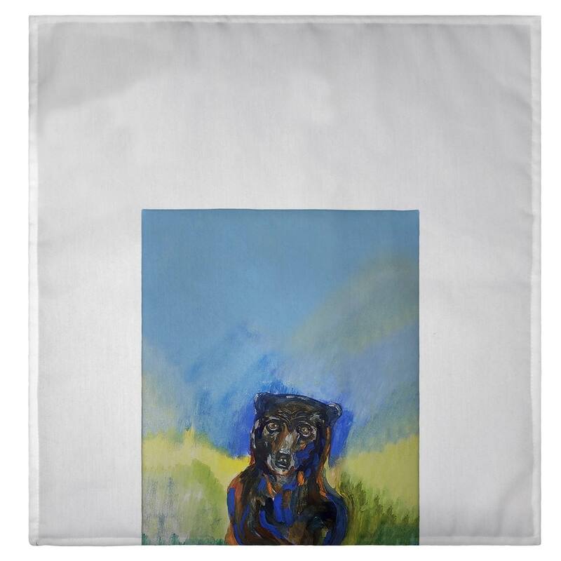 Dancing Bear Guest Towel - 20x20