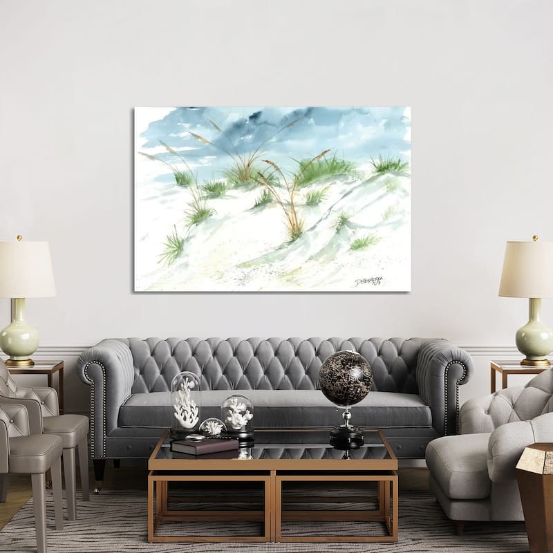 iCanvas "Sand Dunes Beach Painting" by Derek McCrea Canvas Print