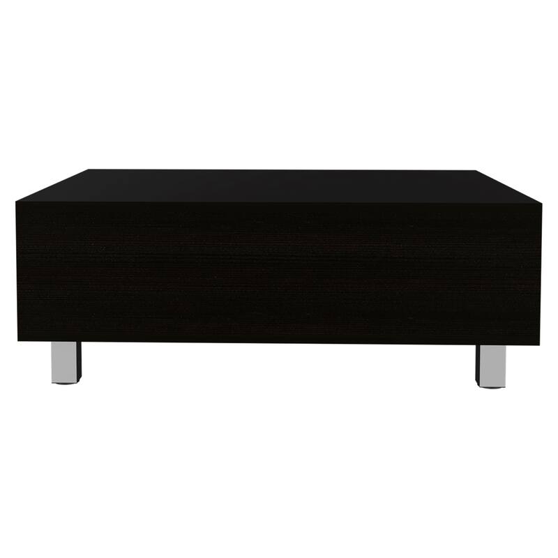 TUHOME Gambia Coffee Table with Lift Top, Concealed Storage and 4 Legs