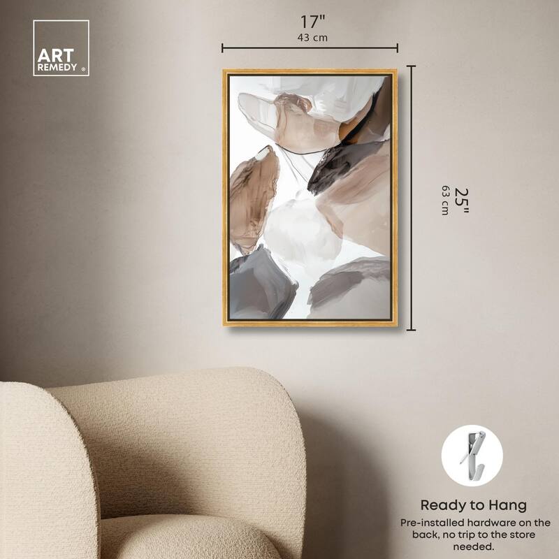 Sedimentary Hues I Canvas by Art Remedy