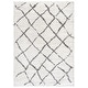 preview thumbnail 23 of 53, SAFAVIEH Berber Shag Hessie Moroccan Rug 5' x 7' - Cream/Light Grey - Rectangle
