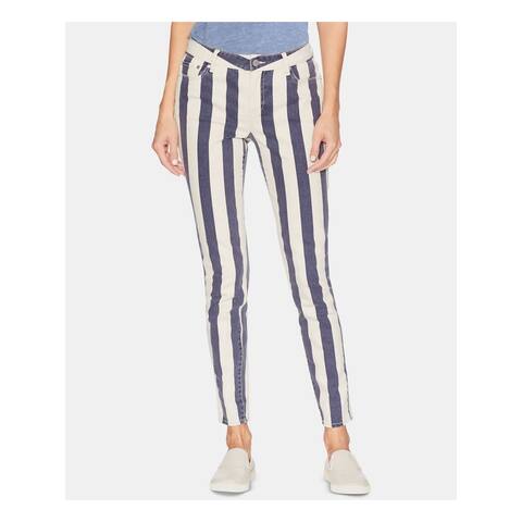 VINCE CAMUTO Womens Blue Striped Jeans Size 26/2 - 26\2