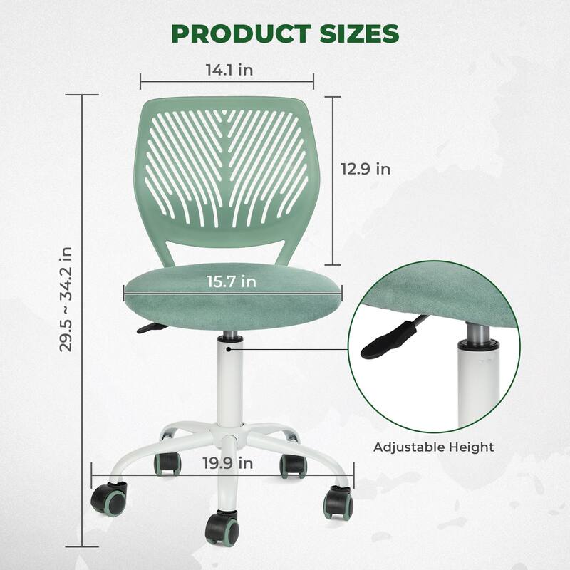 Homy Casa Ergonomic Task Chair for Teens & Home Study