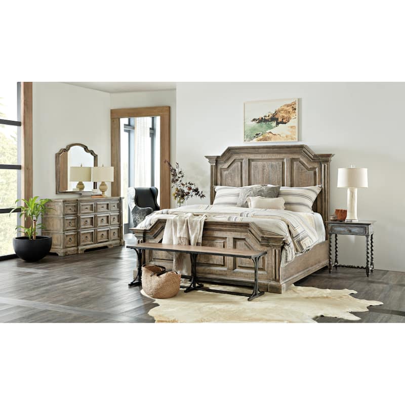 Hooker Furniture Rolling Hill 70" Wide Rustic Craftsman Apothecary