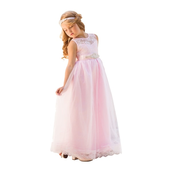 light pink girls dress