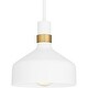 preview thumbnail 5 of 6, Arbor 1-Light Matte White Mini Pendant