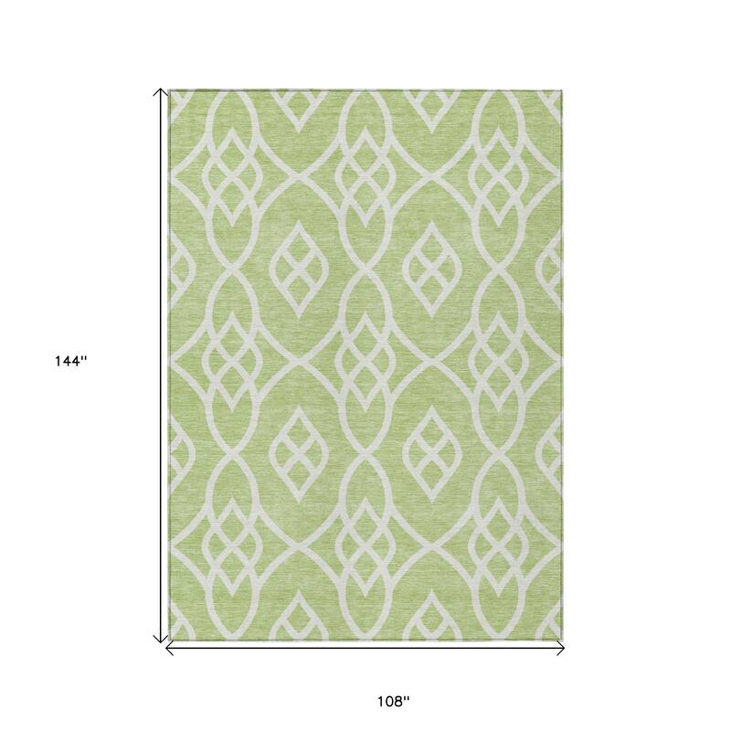 HomeRoots Trellis Transitional Rectangle Outdoor Rug