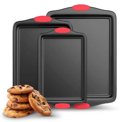 Cheer Collection 3-Piece Premium Nonstick Oven Baking Pan Set - Set of 3
