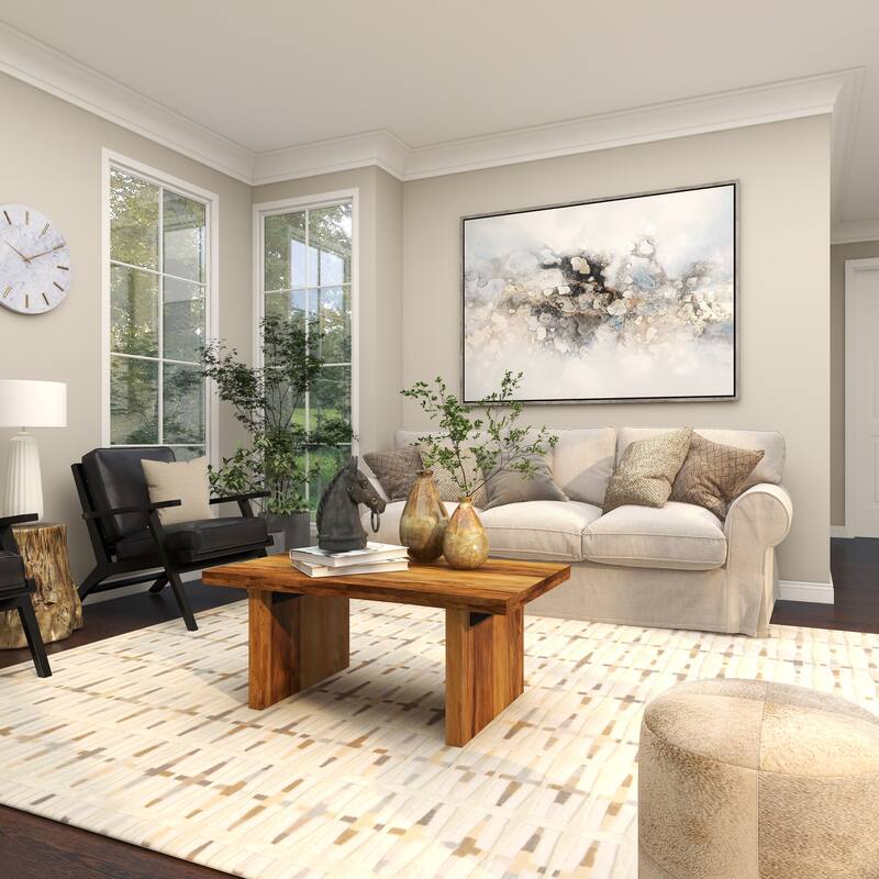 Stylish Glass Blown Vase (Set of 2) - Gold or Green