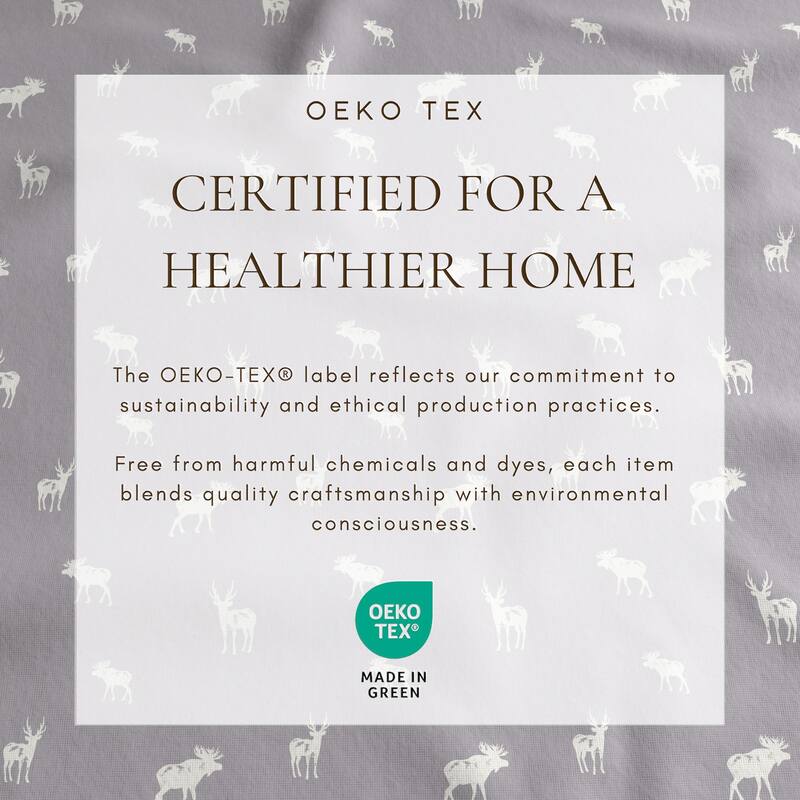 Linery & Co. Winter Turkish Cotton Double-Brushed Flannel Bed Sheet Set