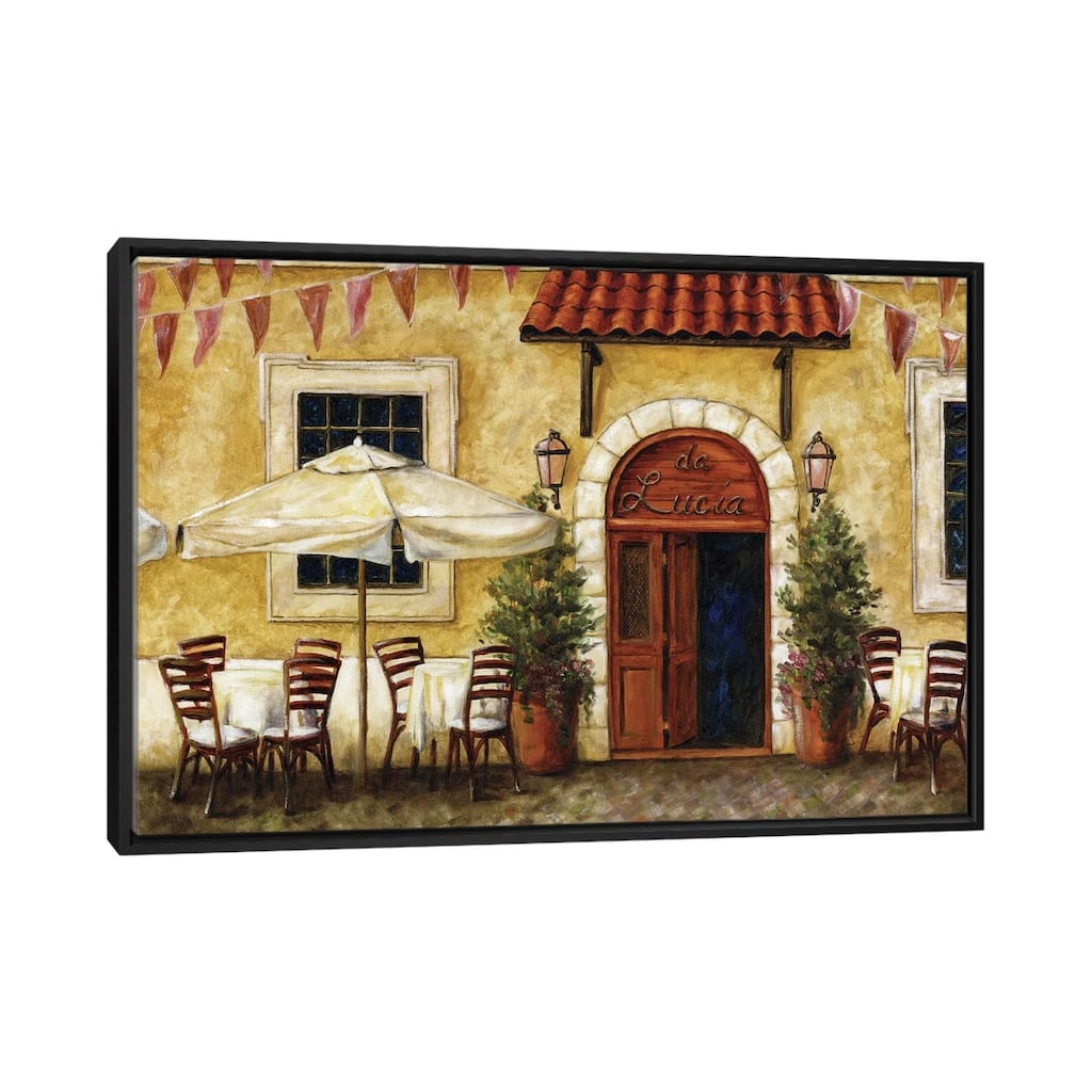 iCanvas "Cafe XIV" by Malenda Trick Framed Canvas Print