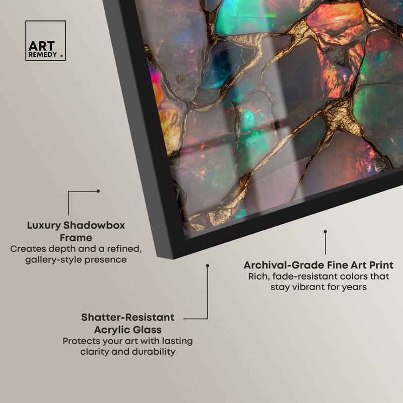 Stonic Rainbow Shadowbox by Art Remedy