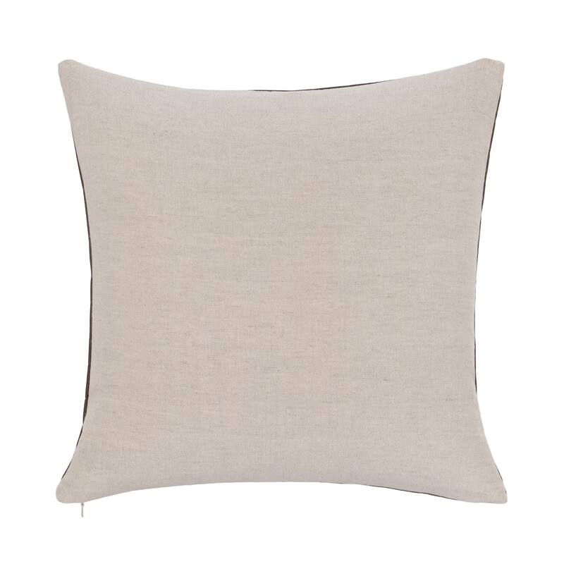 Villa by Classic Home Seston Genuine Leather Throw Pillow