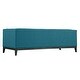 Shop Gavin Blue Linen Sofa - Overstock - 9408711