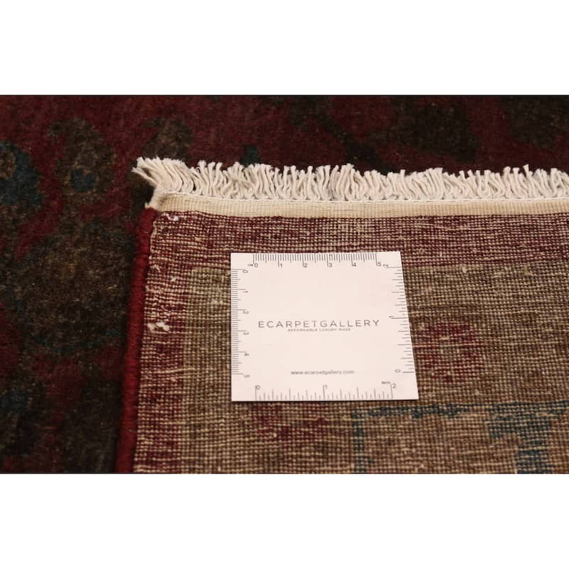 ECARPETGALLERY Hand-knotted Vibrance Red Wool Rug - 6'1 x 8'4
