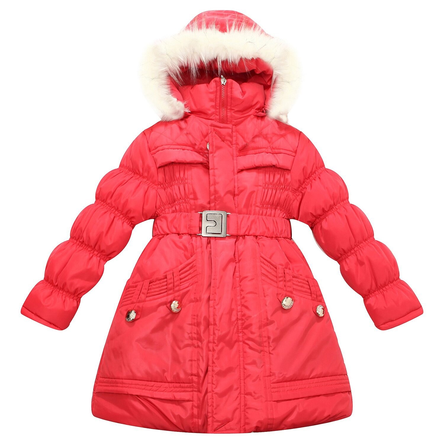 girls fur lined coat