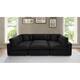 Option Black with 1 Ottoman and 2 Corner Chairs