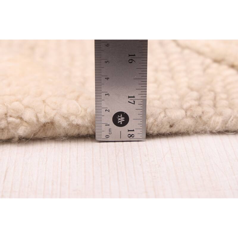 ECARPETGALLERY Hand-knotted Looma Beige Wool Rug - 8'2 x 10'0