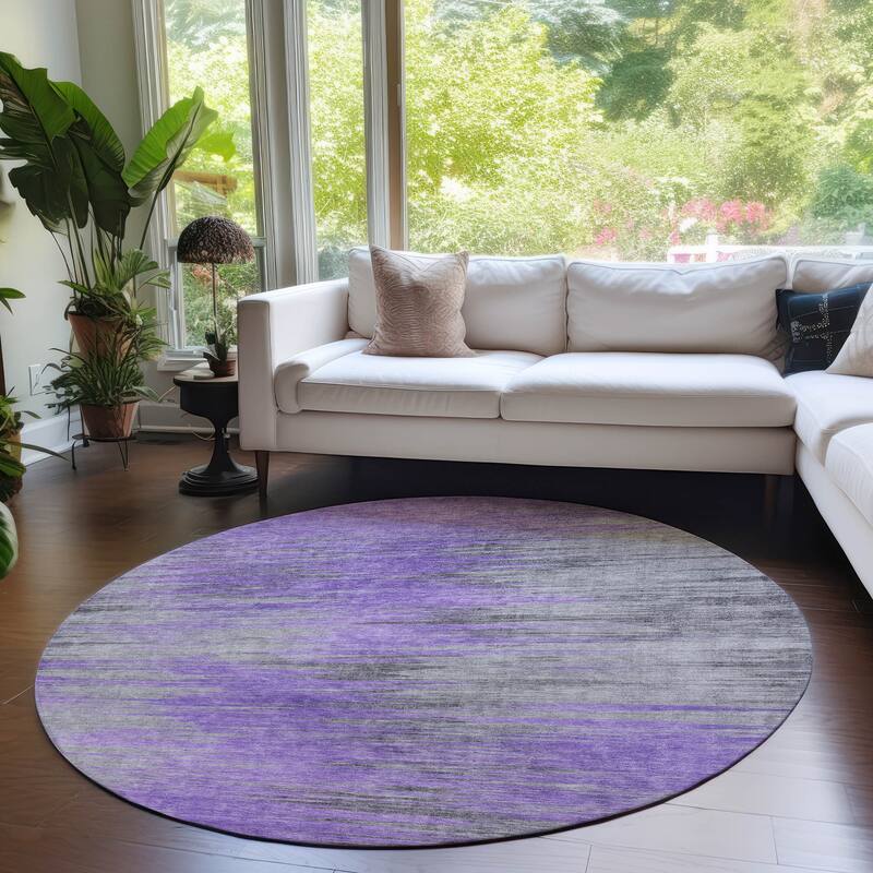 Machine Washable Indoor/ Outdoor Chantille Modern Ombre Rug