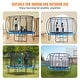 preview thumbnail 7 of 9, Trampoline, Trampoline with Enclosure Net, Ladder, and Curved Pole, Heavy Duty Trampoline with Jumping Mat
