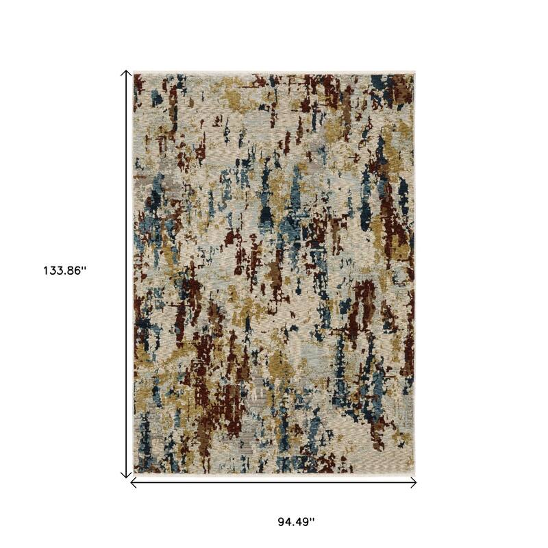 HomeRootsAbstract Modern Runner Area Rug