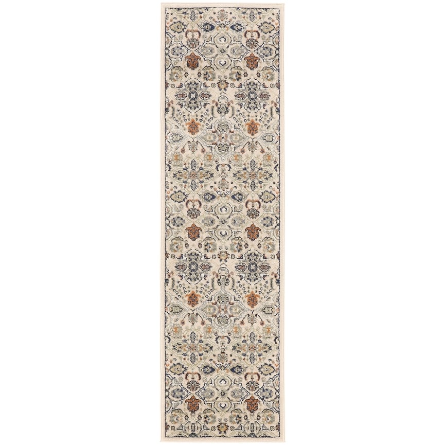 Nourison Allur Contemporary Boho Floral Medallion Area Rug