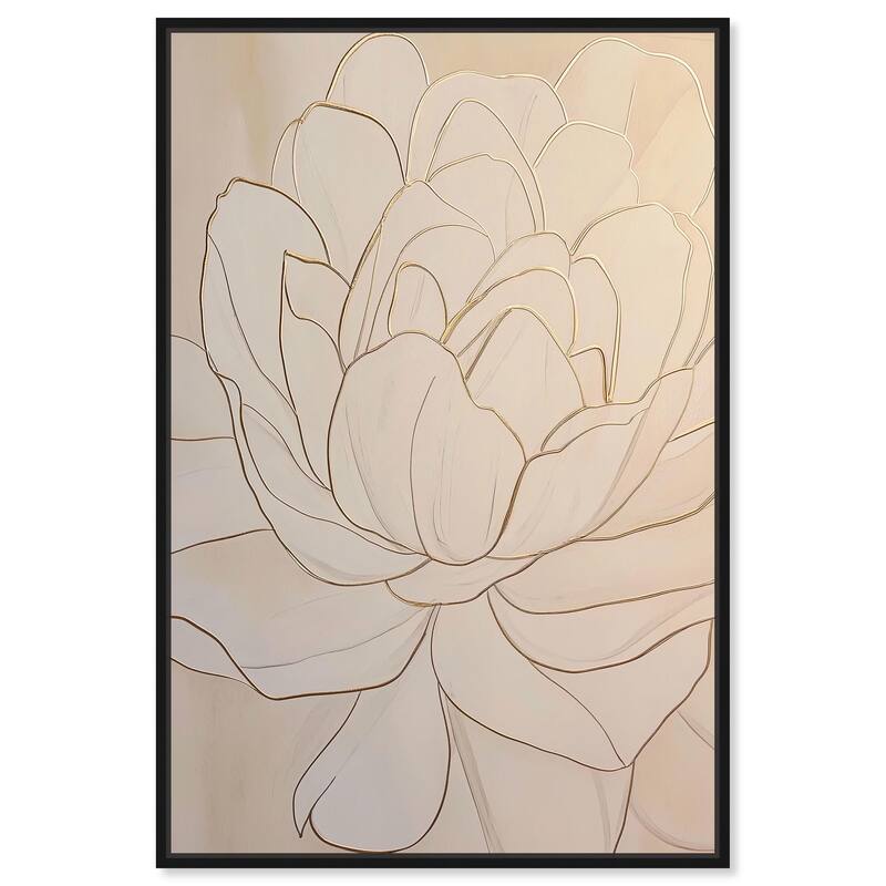 Sculpted Shards I Canvas by Art Remedy - 30" x 45" - Black