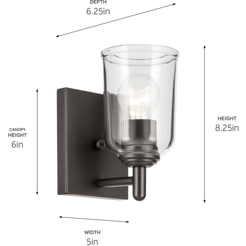 Kichler Shailene 1 Light Wall Sconce