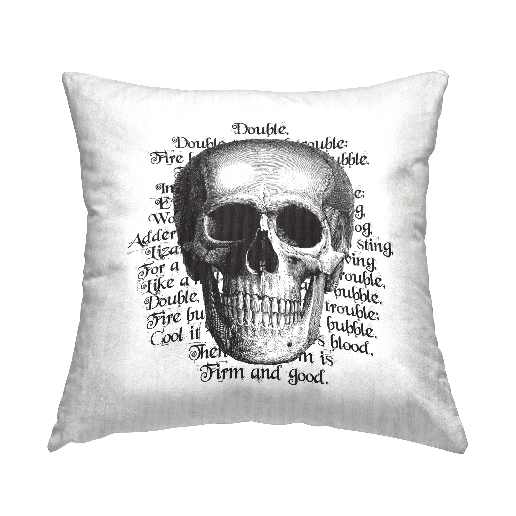 Lush Decor Halloween Elements Decorative Pillow, 18 x 18 - Black