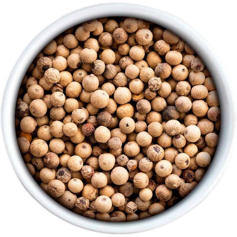 Peugeot Sarawak Malaysian White Peppercorns, 80g - 4 fresh sachets of 20g