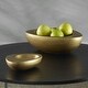 preview thumbnail 2 of 3, Uttermost Ovate Brass Bowls, Set Of 2 - 15"W x 4.5"H x 12"D
