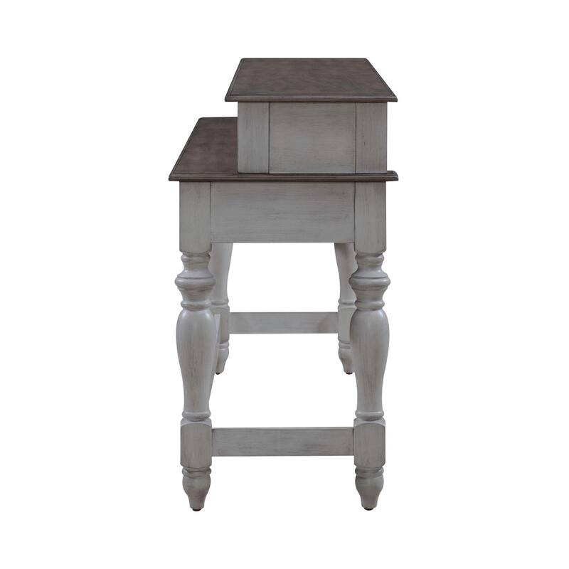 Ocean Isle Antique White 4-Piece Console Table Set
