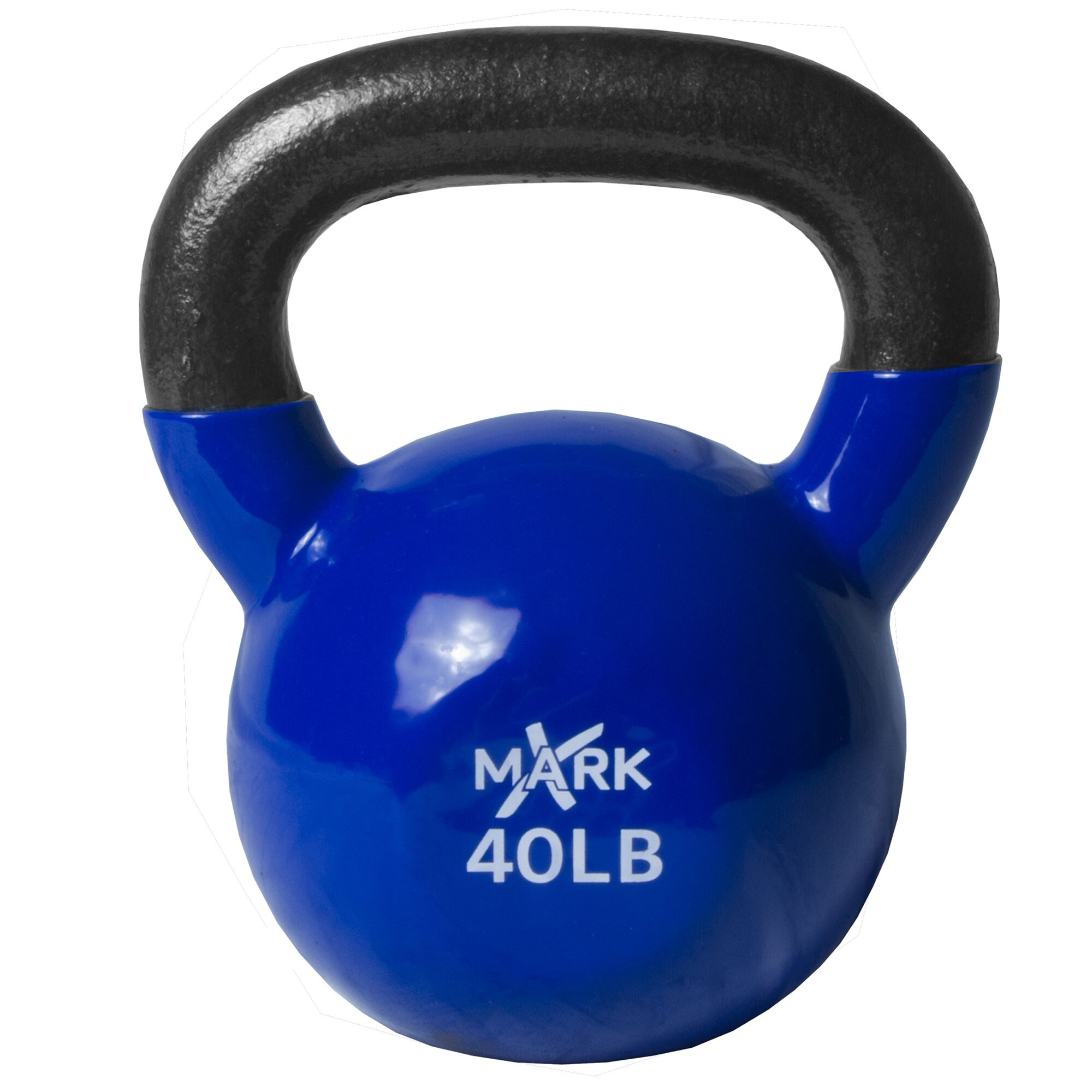 Vinyl Coated Kettlebell for workouts Gym Quality Strength Training 40 LB