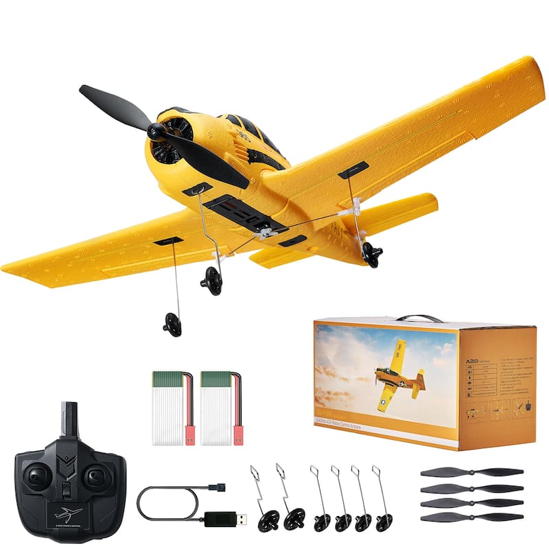 RC Plane Easy to Fly RC Glider for Adults Kids Beginners Boys - 4 Channel 656' 20 minutes