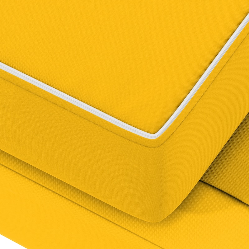 California Umbrella Outdoor Chaise Lounge Cushion, 24" x 78", 3.5" Thick, Memory Foam, Solstice Olefin Fabric