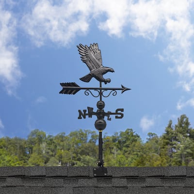 Majestic Eagle Weathervane 1979K- Black Finish by Good Directions