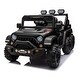 preview thumbnail 1 of 25, 24V Ride On Large Pick Up Truck Car for Kids ride On 4WD Toys with Remote Control, Black Black