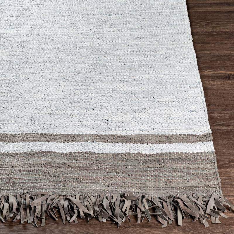 Artistic Weavers Andaman Rustic Leather/Cotton Handmade Area Rug