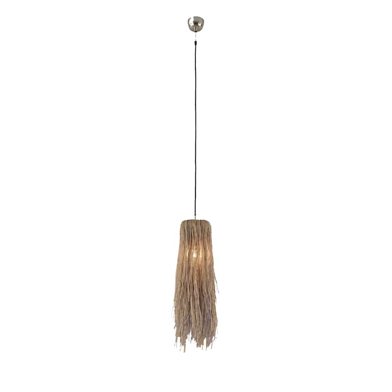 Bali Boho Jute Hanging Pendant Light