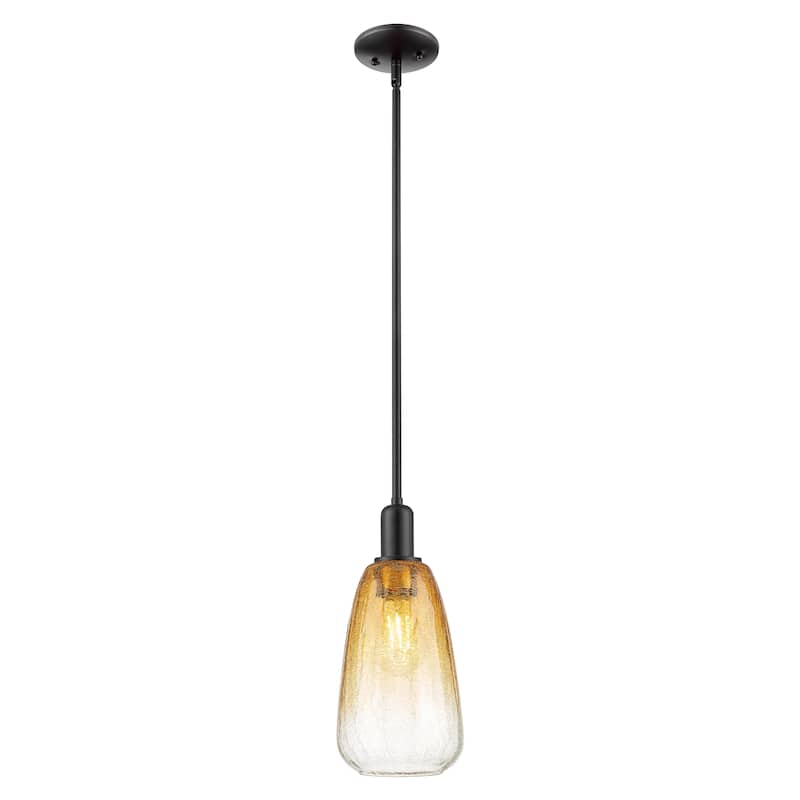 Innovations Lighting Downtown Urban - Brookhaven Almond - 1 Light 6" Stem Hung Mini Pendant